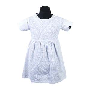 Girls 5020 Cotton White Dresses