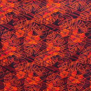 44 Fabrics New: 44" Cotton C11 Red Phoenix