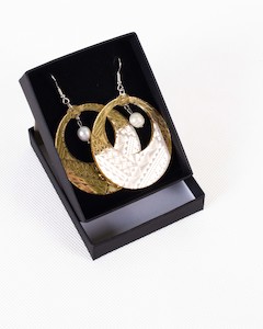 Sonz Signature Range: Samoan Hoop with Pearl Gold Mirror