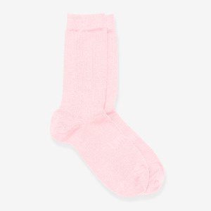 Merino Wool Crew Socks | WOMAN | Blush