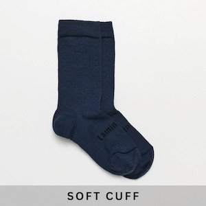 Merino Wool Soft Cuff Crew Socks | WOMAN | Midnight