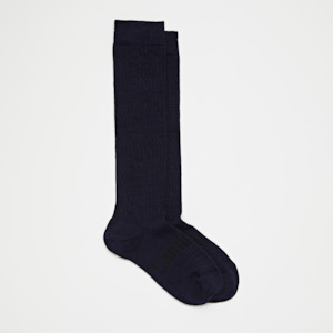 Merino Wool Knee High Socks | WOMAN | Essential | Navy