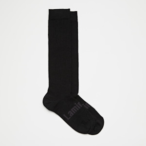 Merino Wool Knee High Socks | WOMAN | Essential | Black