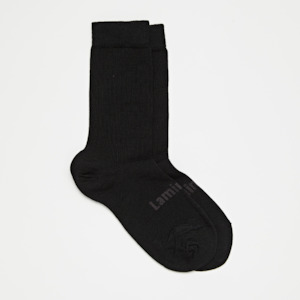 Merino Wool Crew Socks | WOMAN | Essential | Black