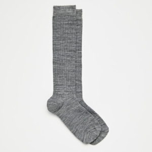 Merino Wool Knee High Socks | CHILD | Essential | Grey