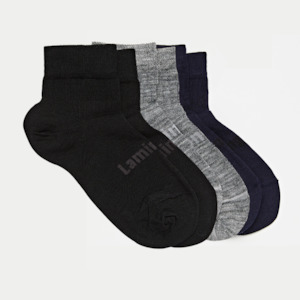 Merino Wool Ankle Socks | CHILD | Essential | Trio