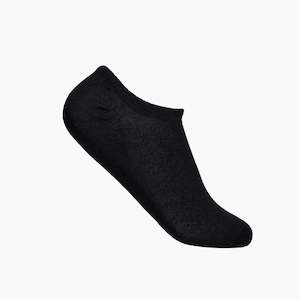 Merino Wool Sneaker Socks | MAN | Black