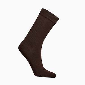 Merino Wool Crew Socks | WOMAN | Cacao