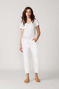 Essentials: LTL Boyfriend Jean - No Tape White