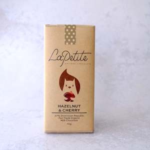 Hazelnut Cherry Milk Chocolate 37% Dominican Republic