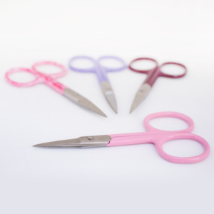 Stainless Steel Pro Mini Scissors COLOURED