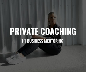 Private Business Coaching  - 8 Week Program