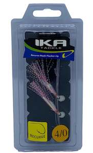 IKA - 2 HOOK FLASHER RIG PINK