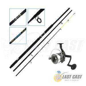 JIGGLE LURE - SURF MASTER ROD COMBO 14FT 3 PIECE 15-30LB WITH 75CM RULER 8000 MG SPIN REEL