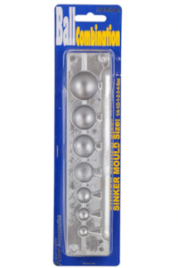 PRO HUNTER - BALL SINKER MOULD COMBO OF 7 FROM 1/4oz TO 6oz