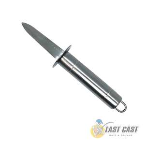 Sporting equipment: ADDICTION OUTDOORS - STAINLESS STEEL OYSTER KNIFE LONG HANDLE 7.5IN