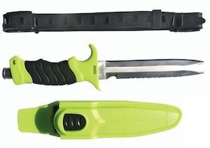 SEA HARVESTER - PAUA DIVE BLADE WITH SHEATH & STRAPS