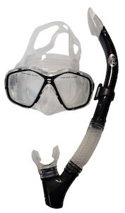 SEA HARVESTER - MASK AND SNORKEL SET BLACK