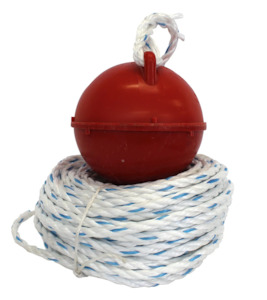 Sporting equipment: LAST CAST - ROPE AND PLASTIC FLOAT PACK 30m