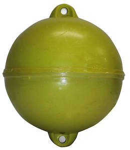 Sporting equipment: LAST CAST - FLOAT ROUND 7.5 inch YELLOW