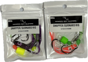 Sporting equipment: HAWKES BAY SLAYERS - SNAPPER / GURNARD RIG