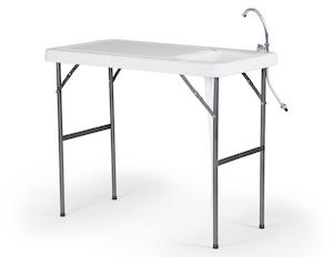 Sporting equipment: ANGLERS MATE - FILLET TABLE WITH FAUCET