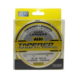 Sporting equipment: ASSO - TAPERED SHOCKLEADER - CLEAR