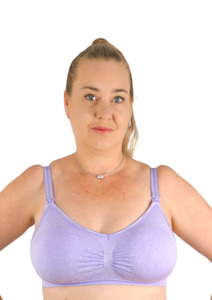 Soft Nursing Bra - Purple