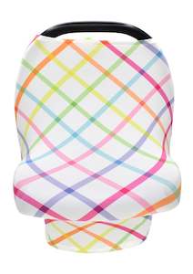 Clothing: Multi Purpose Cover - Rainbow Check