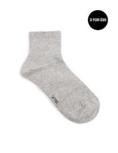 Essential Sock - Grey Marle