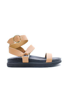 Platform Sandal - Tan