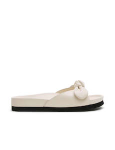 Footwear: Mia Slide - Cream