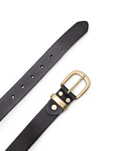 Footwear: Vintage Belt - Black