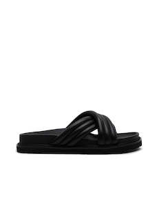 Footwear: Trio Slide - Black