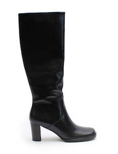 Vintage Knee High Boot - Black