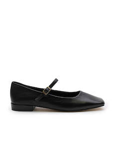 Footwear: Madi Flat - Black