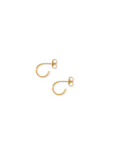 Curl Small Hoop - Gold