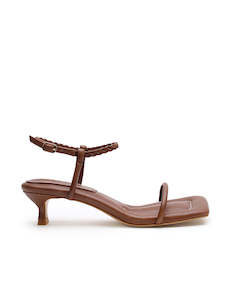 Padded Kitten Heel - Pecan