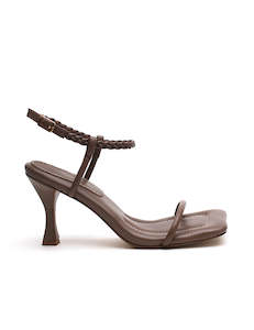 Footwear: Padded Heel - Walnut