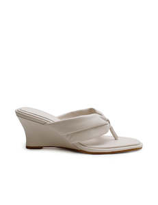 Footwear: Wynn Wedge - Milk