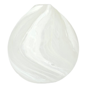 Large Piece: Flax Vase White 11344