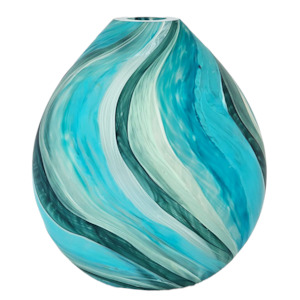 Flax Vase Blue 11343