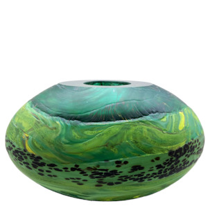 Over Rolling Hills River Stone Jade Large 11294