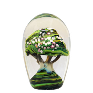 Tree Paperweights: Cherry Blossom Tree Paperweight