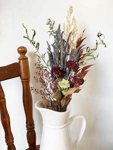 Vintage Dried Flower Bouquet