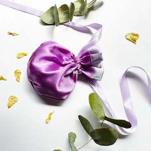 Luxury Satin Silk Lavender Sachet Bag