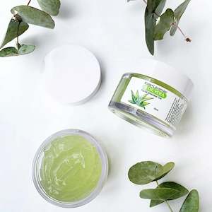 Lavender Aloe Vera Face Scrub - Exfoliating Facial Massage