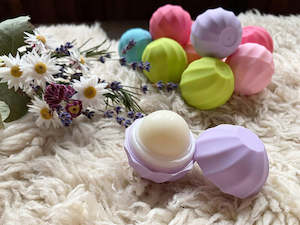 Farm produce or supplies wholesaling: Lavender Lip Balm Sphere for chapped lips