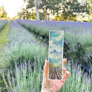 Farm produce or supplies wholesaling: Lavender Field Bookmark