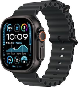 Apple Watch Ultra 2 GPS + Cellular 49mm Black Titanium Case with Black Ocean Band